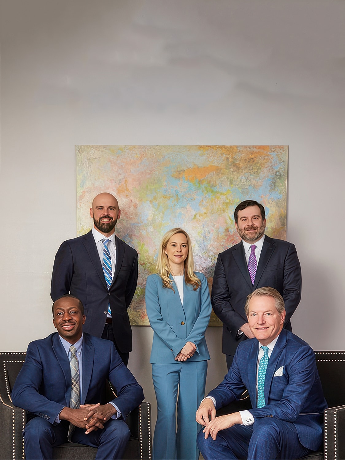 Woman smiling near a window in a bikini.