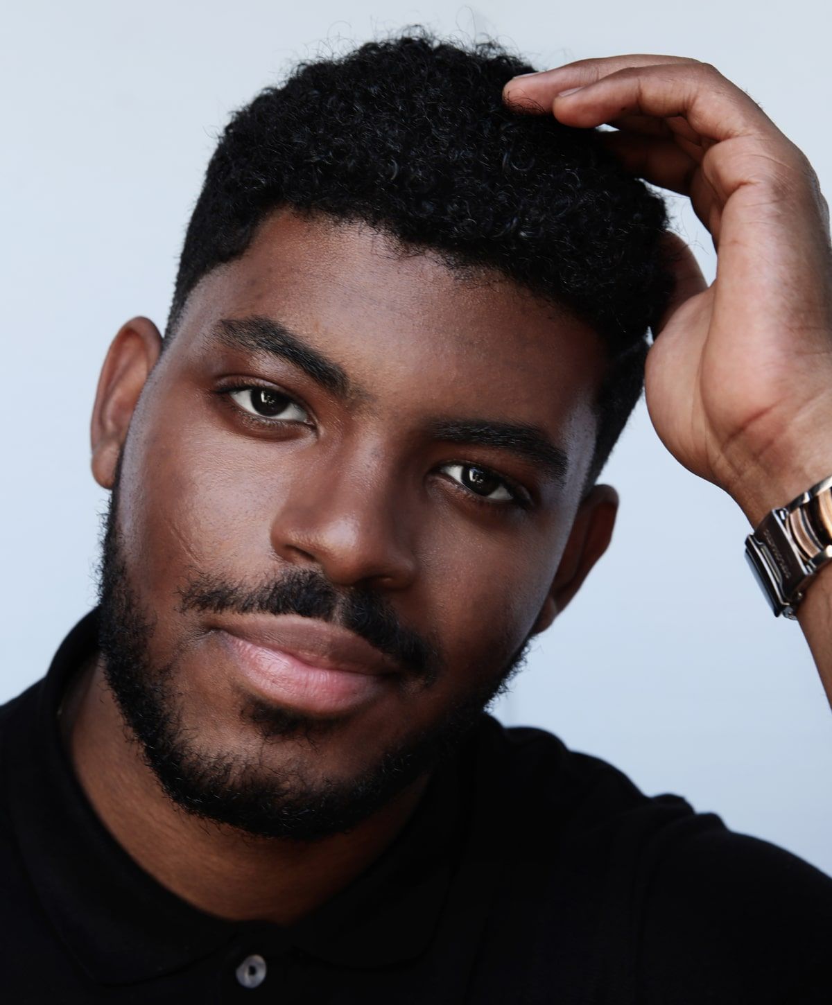 charlotte mens laser services model with dark hair