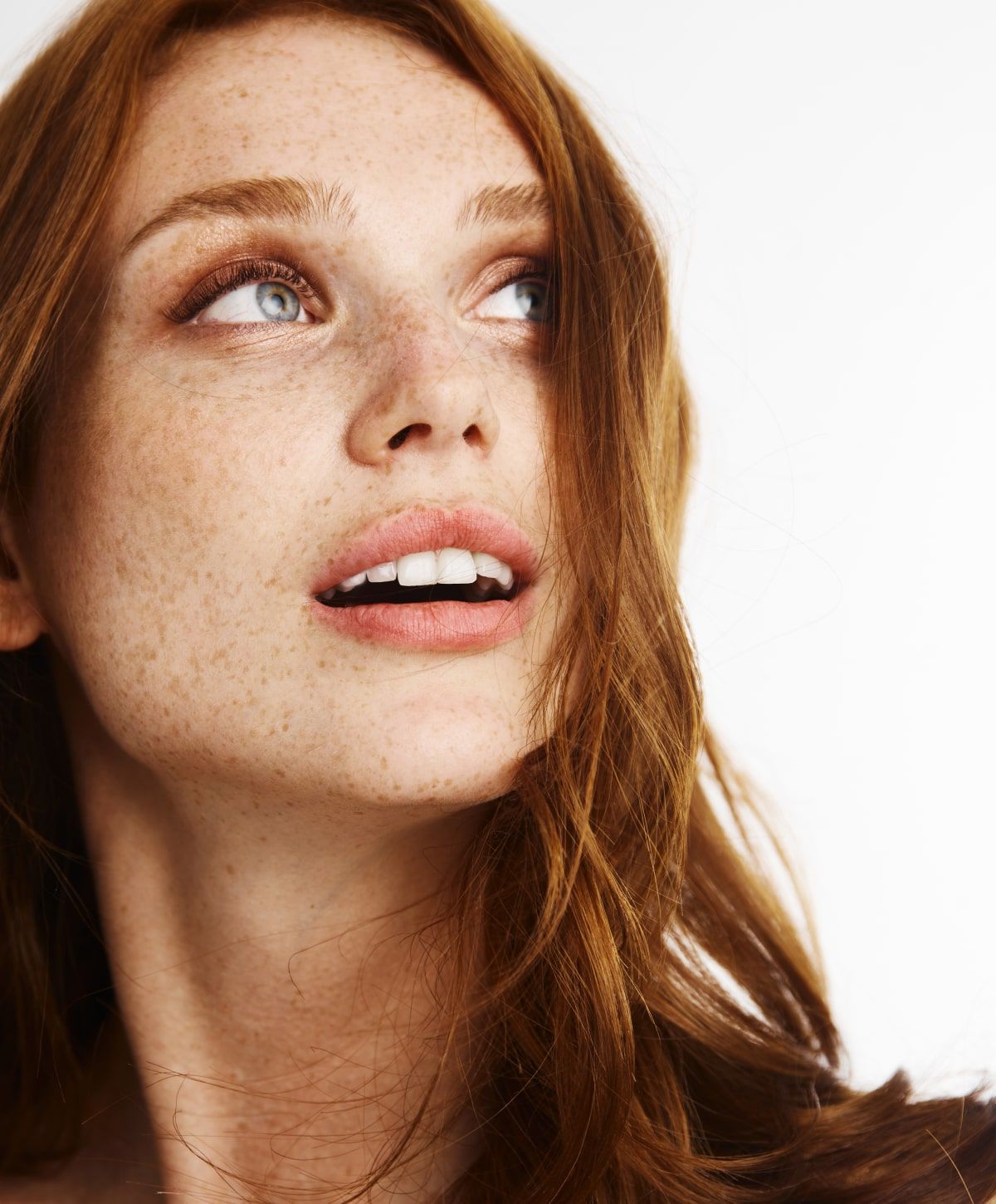 charlotte rhinoplasty model with red hair