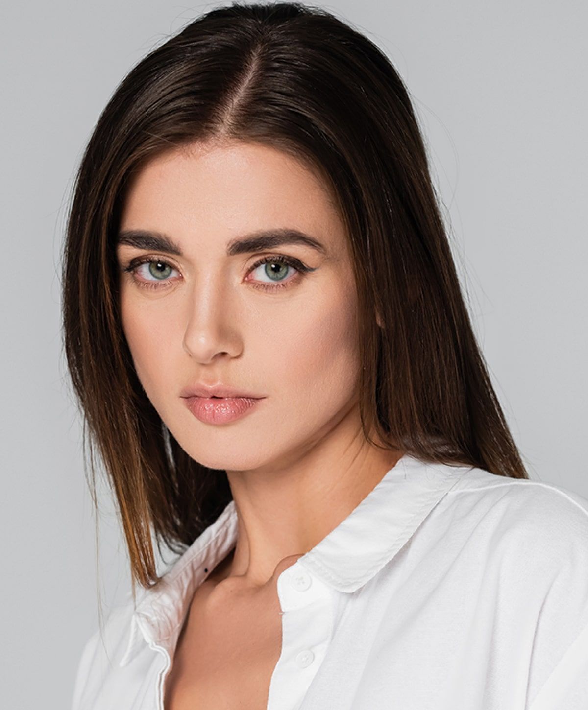charlotte microneedling with prp model with dark hair
