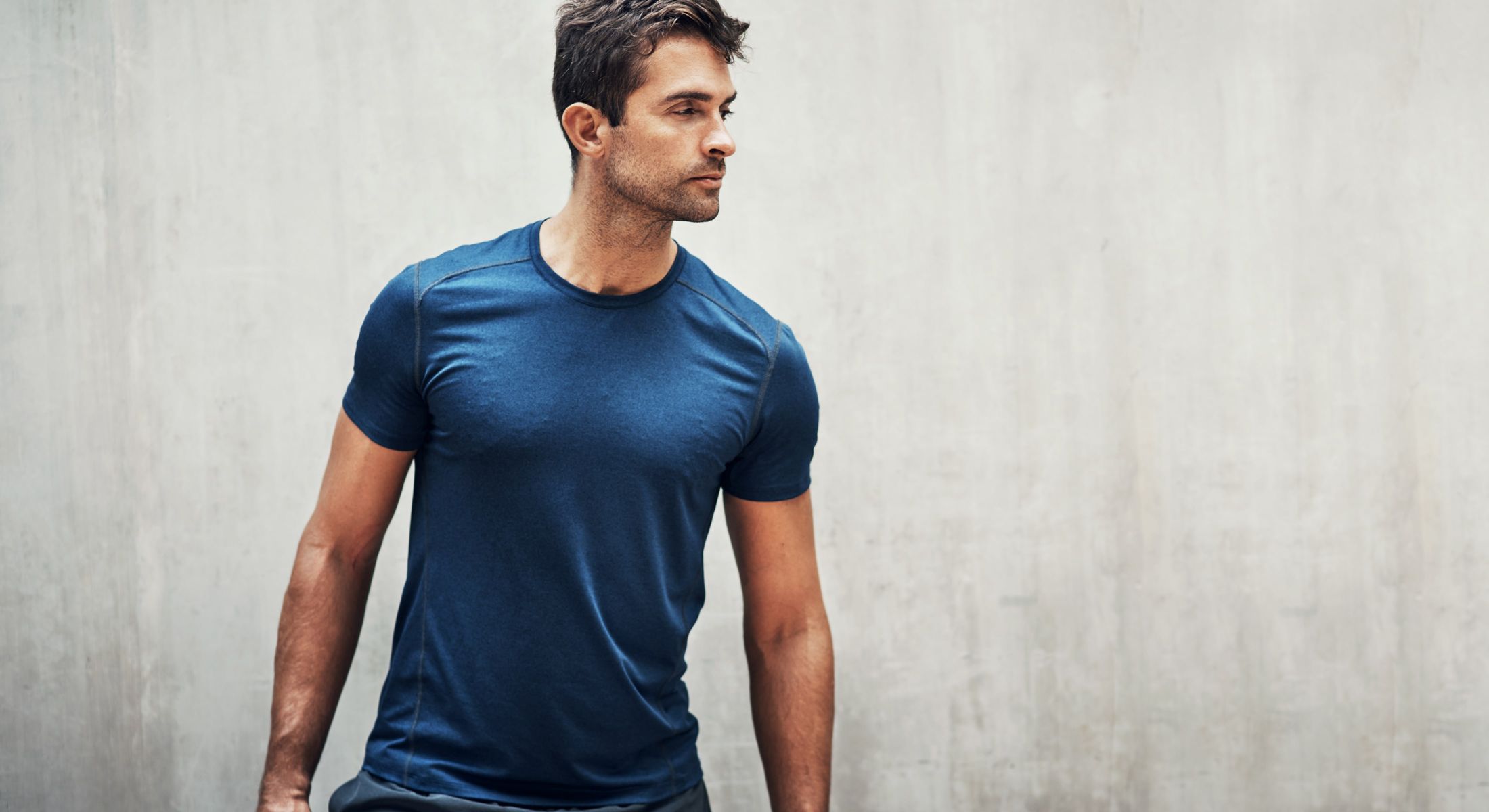 charlotte mens procedures model with blue shirt